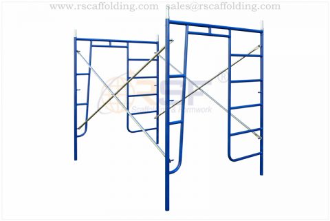 S-Style 5' X 6'4 Walkthru w Built In Ladder Set, 7' Cross Braces