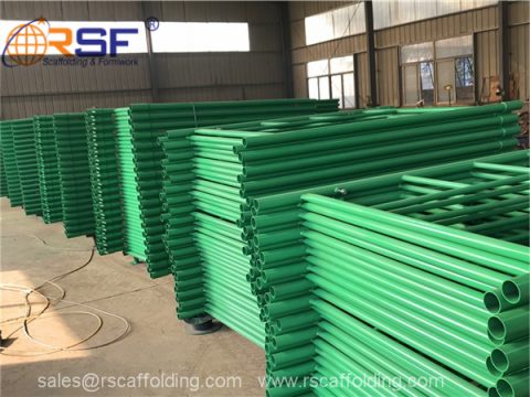 scaffolding painting heavy frames